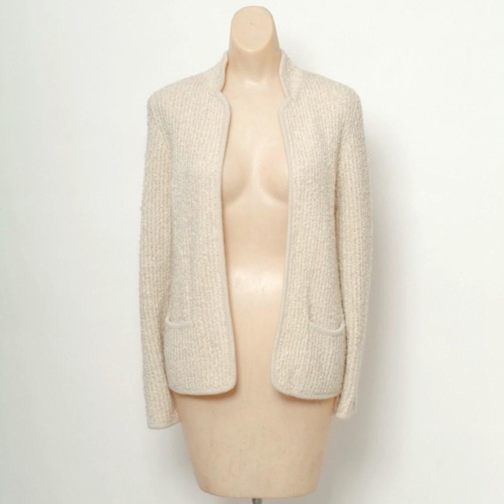 Vintage 80s sweater coat , 80s Style Cardigan Knitting , 80s sweater